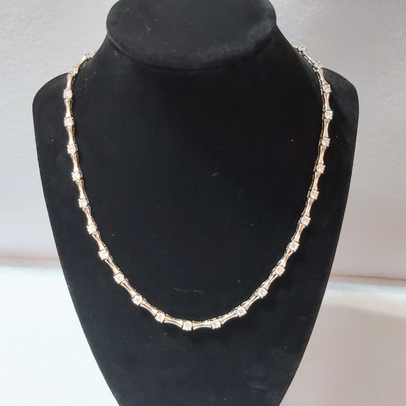 Sterling Silver Cubic Zirconia Necklace - Picture 1 of 7